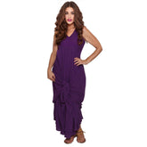 Moroccan Magic Dress No Sleeves Purple Perfect for Memorial Day 2024