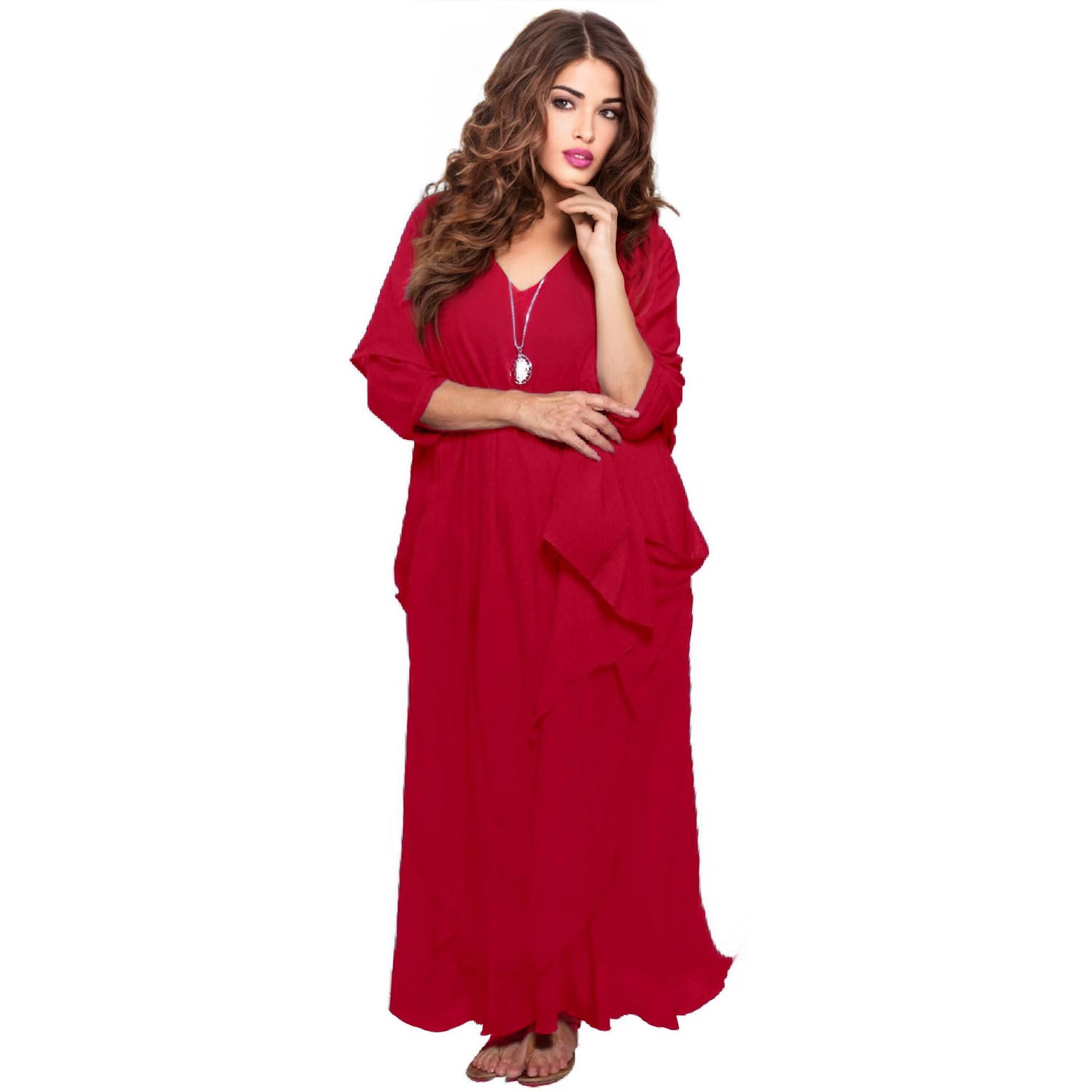 Moroccan Magic Dress Red Perfect for Memorial Day 2024
