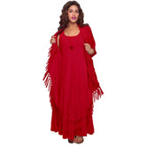Moroccan Magic Dress With Fringe Perfect for Memorial Day 2024