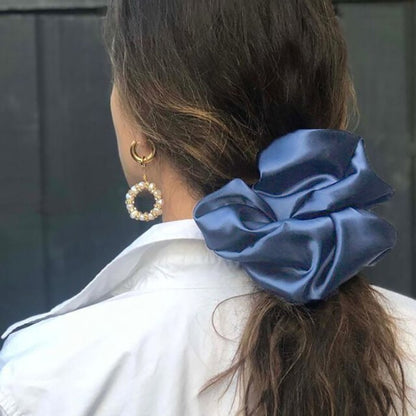 Oversized Silk Hair Scrunchies