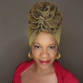 Prewrapped flower turban Perfect for Mother&