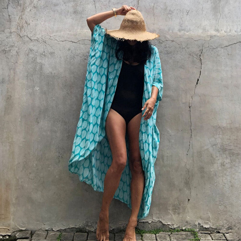 Tie Dye Kimono strandjurk voor dames - Zomerse strandkledingoutfits