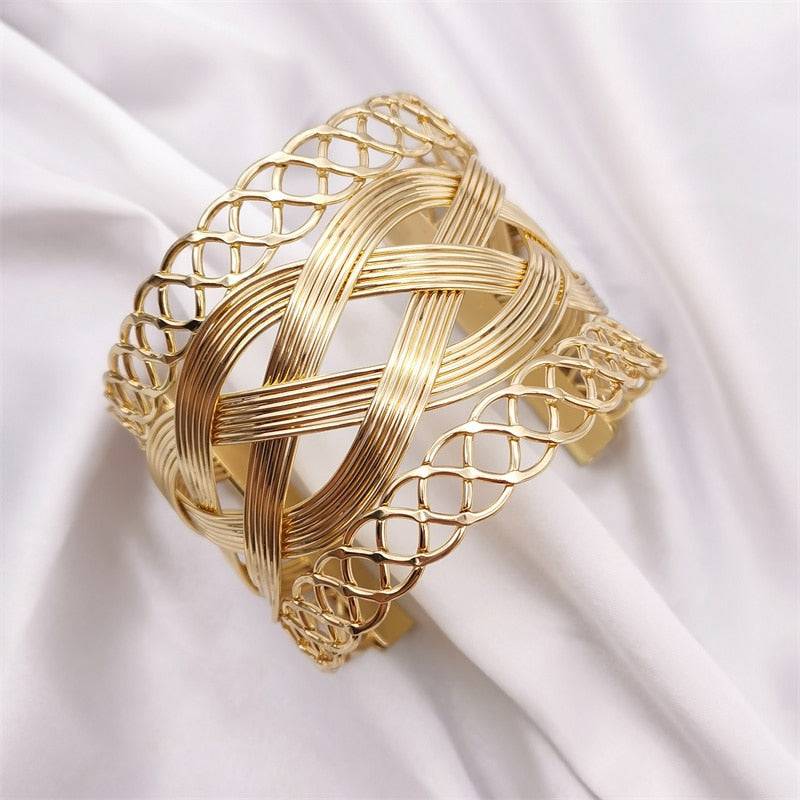 Retro Cuff Geometry Luxury Bracelets For Women