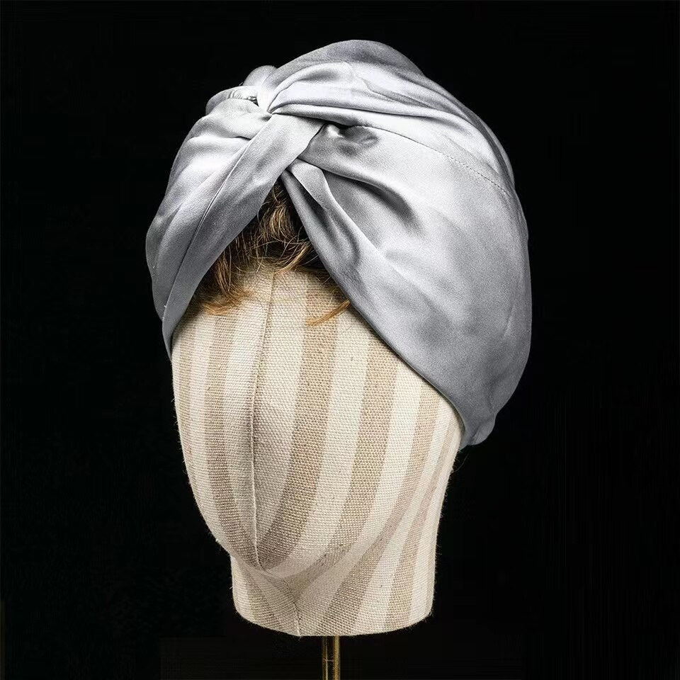 Bonnet en Soie Amara De Luxe 100% Soie de Mûrier pour protéger les Locs et  les Cheveux Naturels