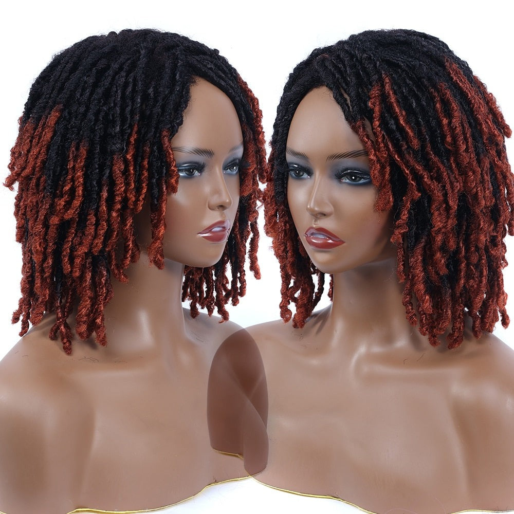 E455 T350 Starter Locs Wigs for Black Women on a Loc Journey