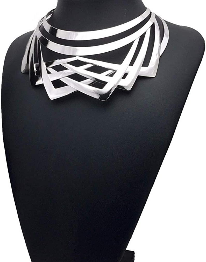 African Geo Designed Choker Necklace