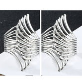 Aurora Wing Cuffs - Gold & Silver for Locs, Sisterlocks, Dreadlocks and Braids