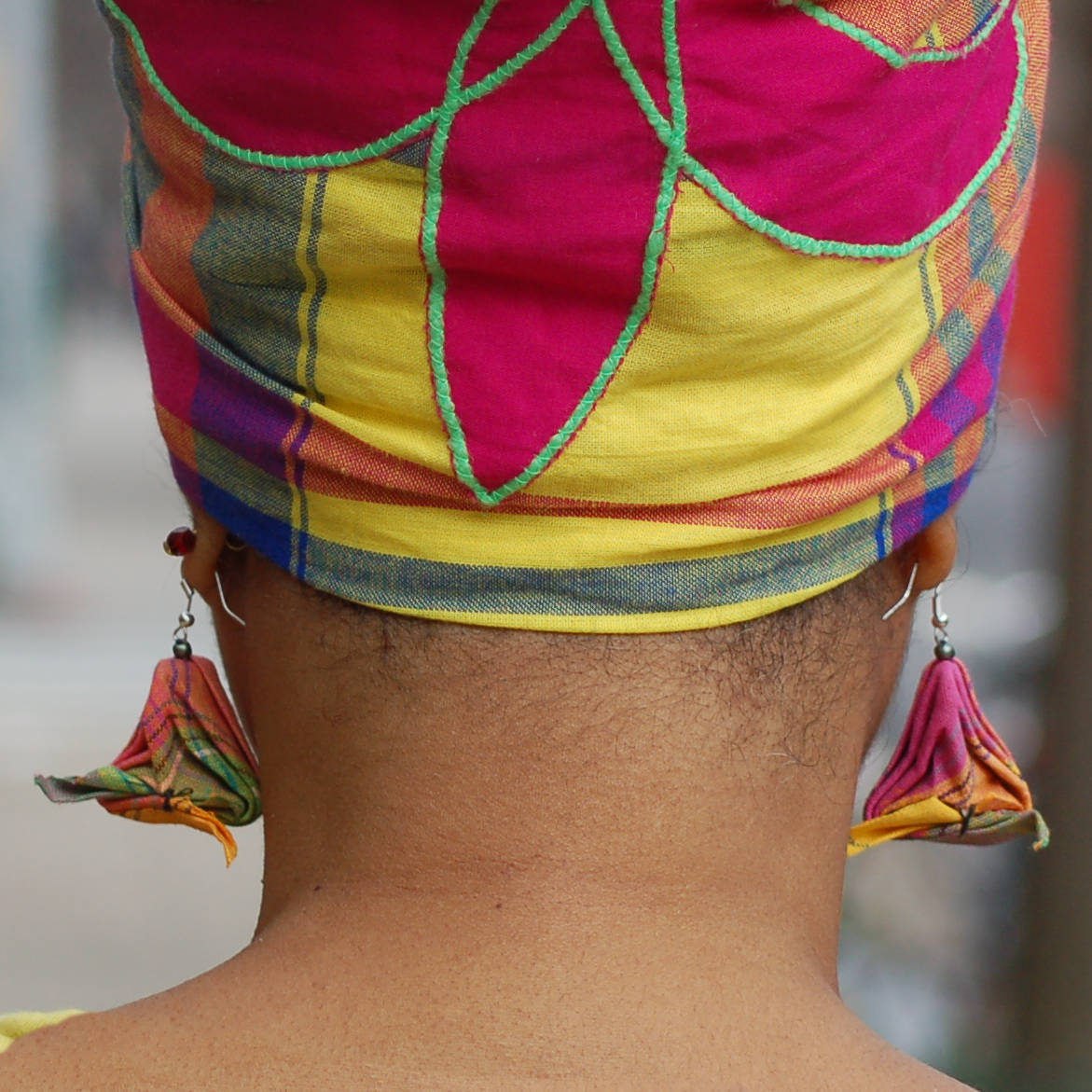 Angisa Earrings Handmade from Suriname
