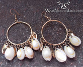 High Quality Cowrie Shell Earrings that last