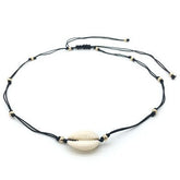 Cowrie Shell Necklace & Hair Tie 