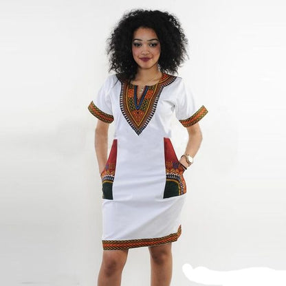 Tijdloze Dashiki-jurk