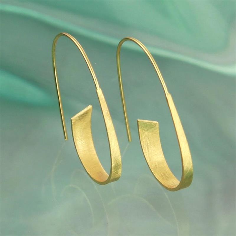 Silver Cheng spiral earrings