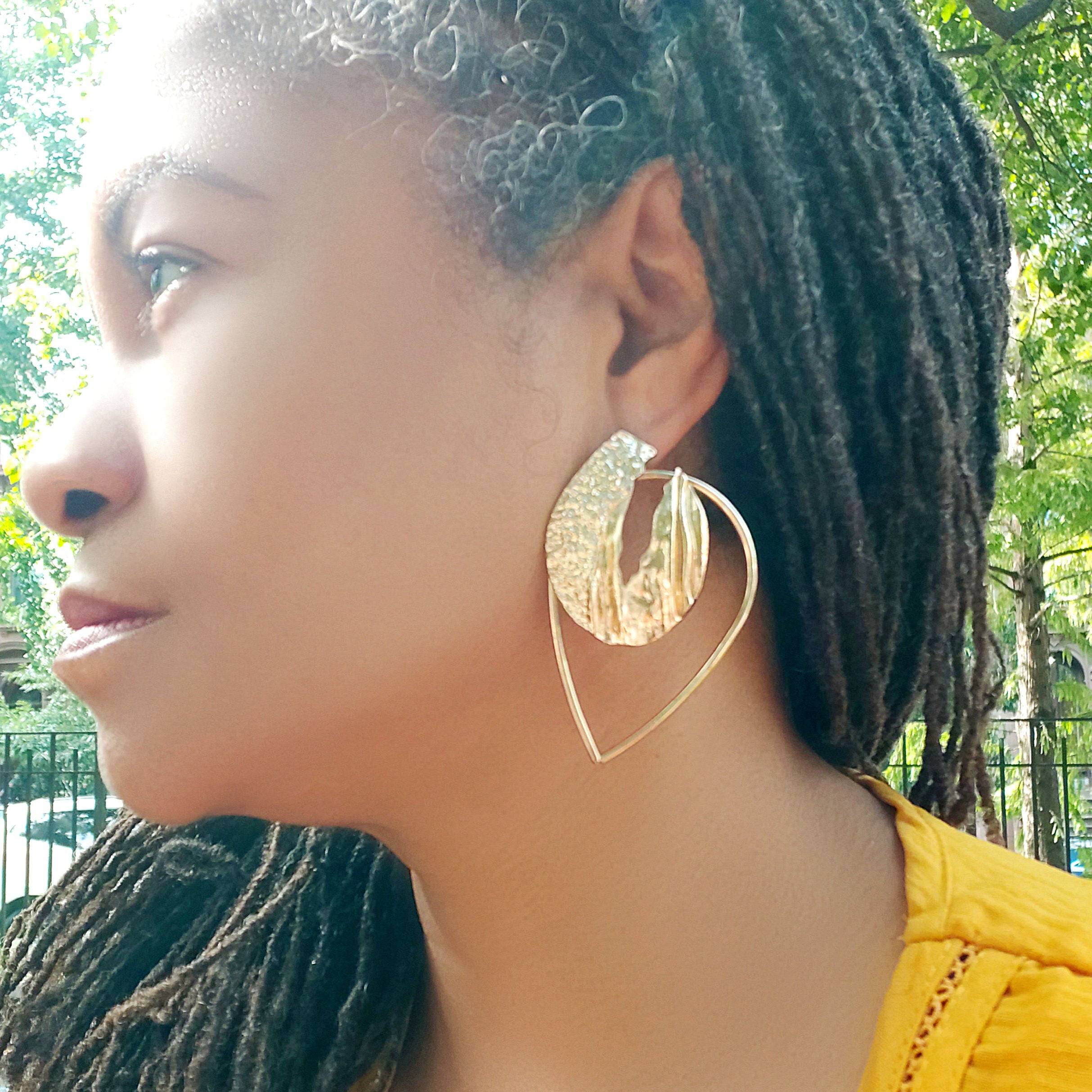 Spherical shaped Earrings that turn heads