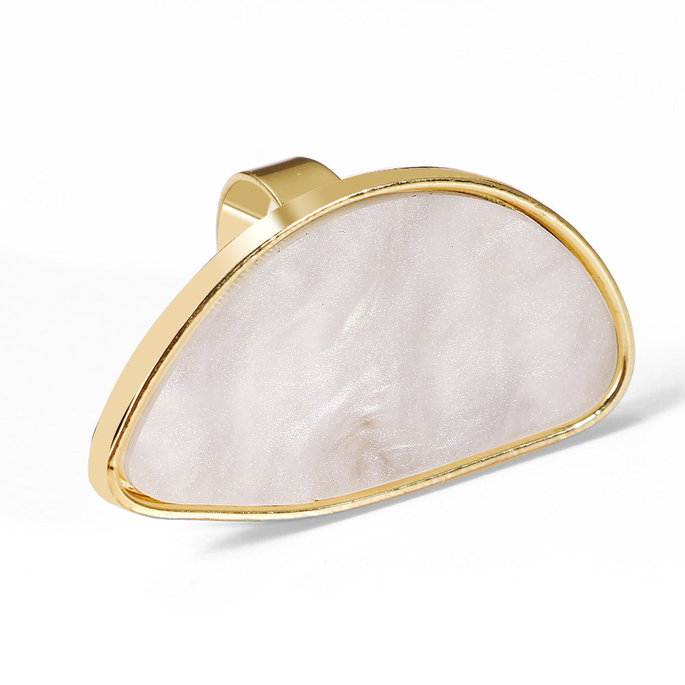 Opaal stenen gezamenlijke ring voor vrouwen