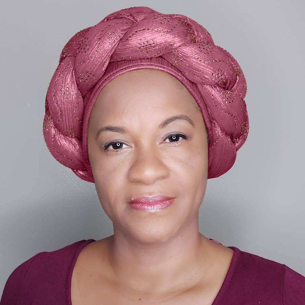Voorverpakte Strass Gele Headwrap