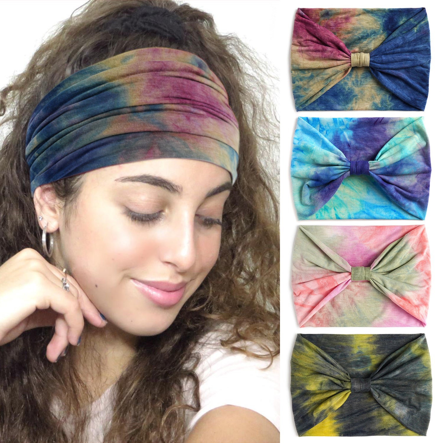 Tie dye headband for Women