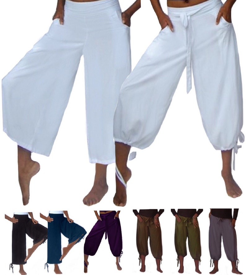 Wrap Tie Palazzo Pants with Wide Leg for All Sizes