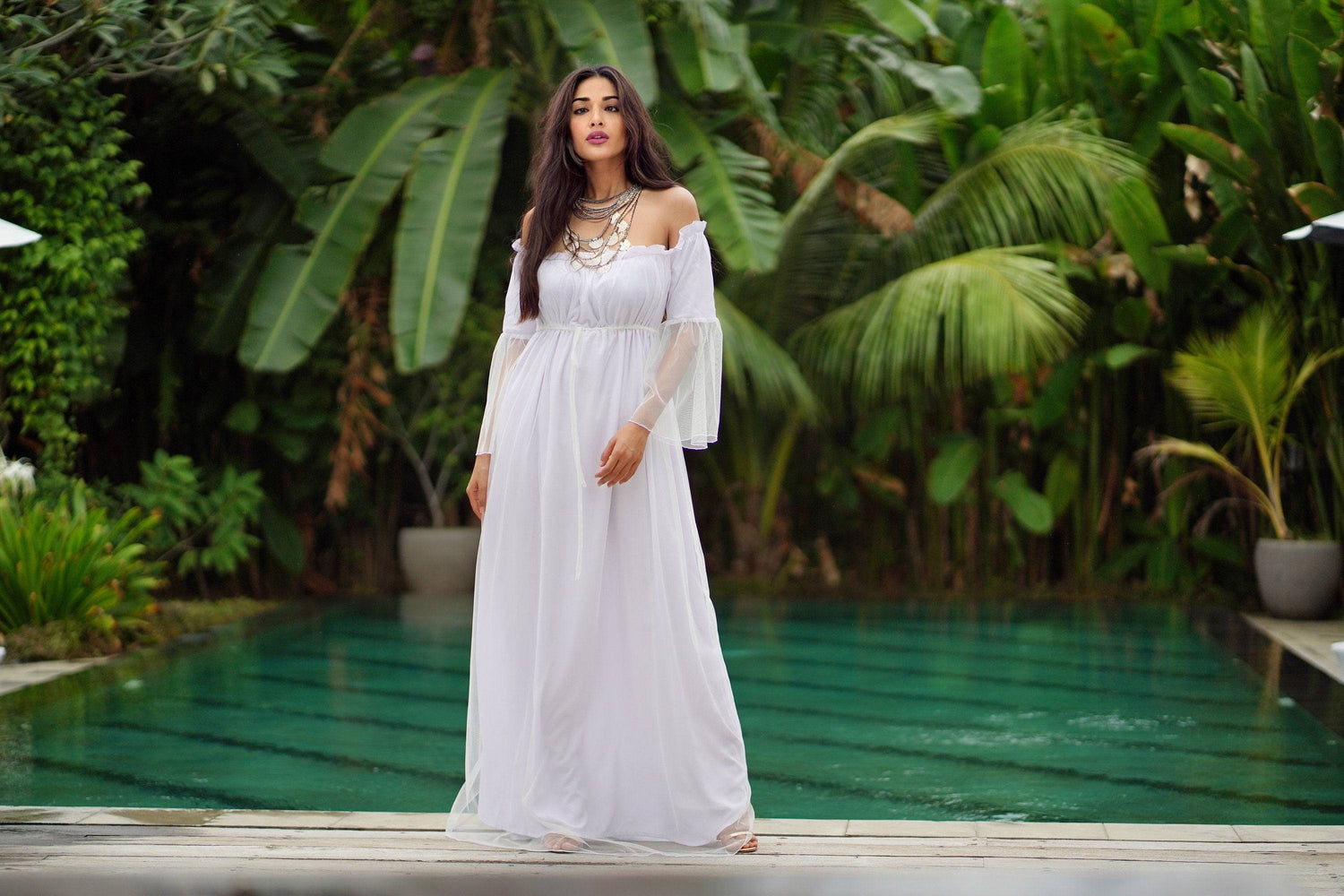 Goddess Bridesmaids Maxi Dress - All Sizes | Handmade in Bali WhatNaturalsLove.com Goddess Bridesmaids Maxi Dress - All Sizes | Handmade in Bali WhatNaturalsLove.com