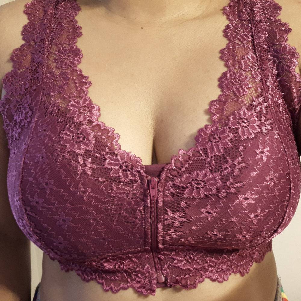 Super Comfi Sexy Lace Bralette - Wireless lace Bra  