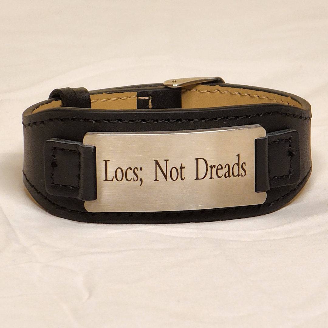 Genuine Leather Hair tie for Locs, Braids and Afro Puffs