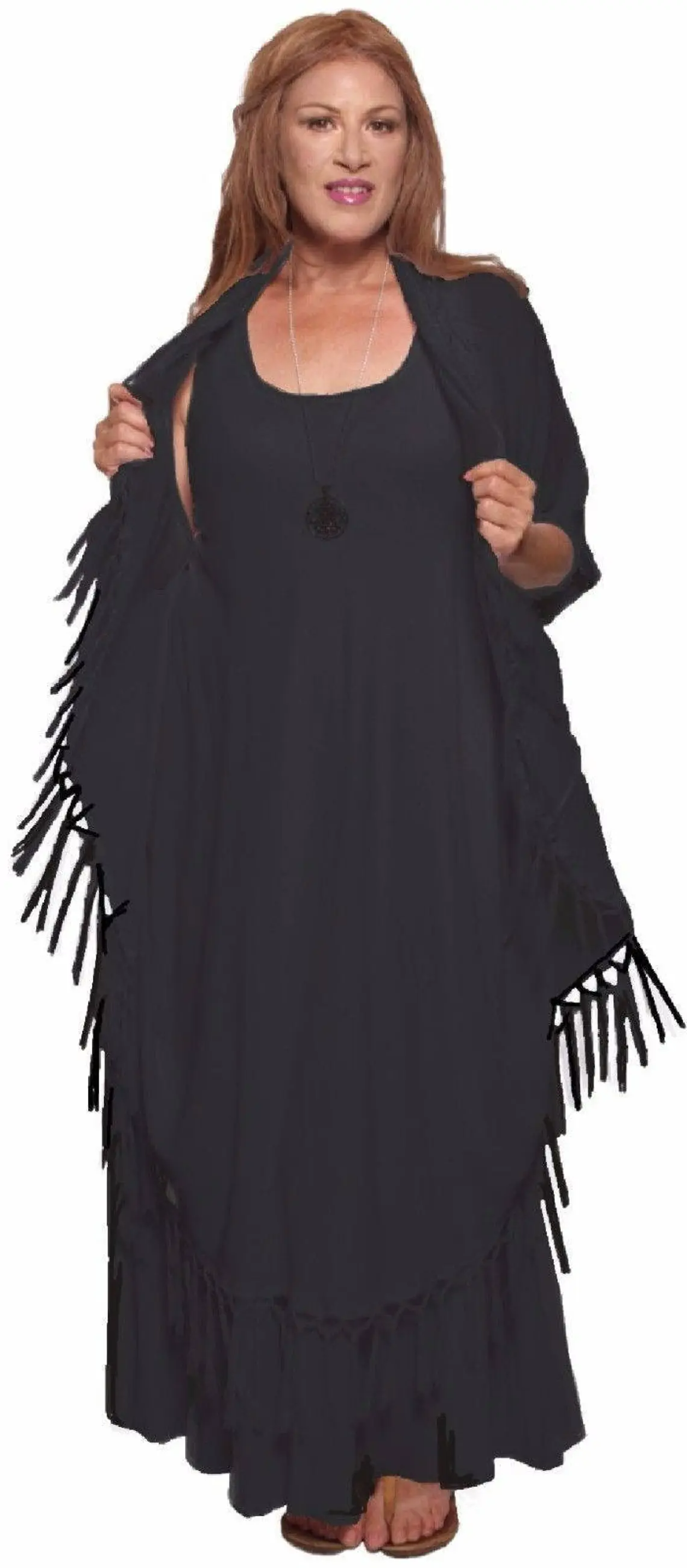 Robe magique marocaine noire dans toutes les tailles jusqu&