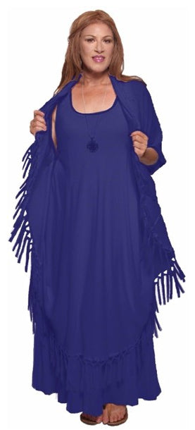 Moroccan Magic Dress with Fringes 