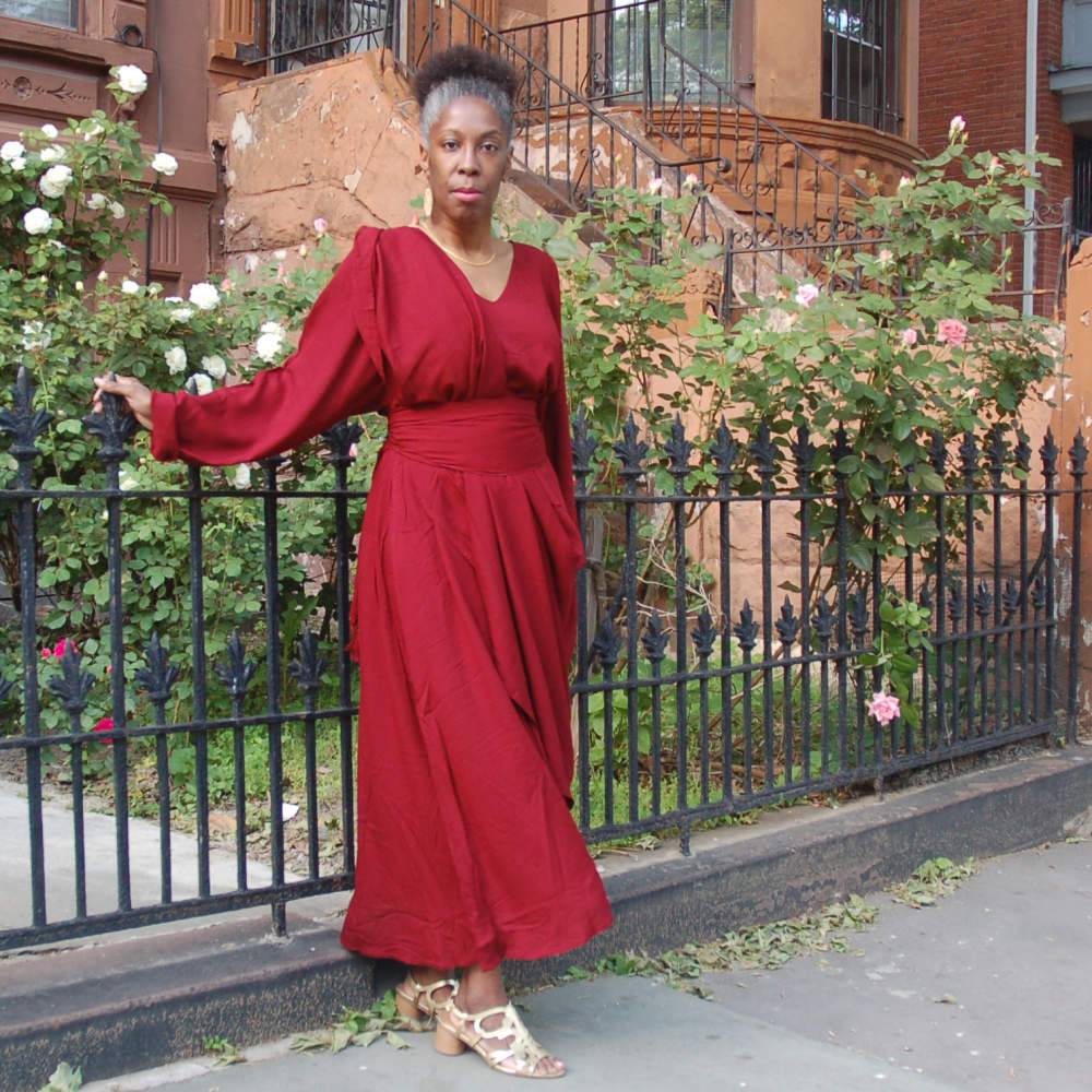 Moroccan Magic Dress with Sleeves one size fits most Maroon - With Sleeves / White / One Size Moroccan Magic Dress with Sleeves one size fits most Maroon - With Sleeves / White / One Size