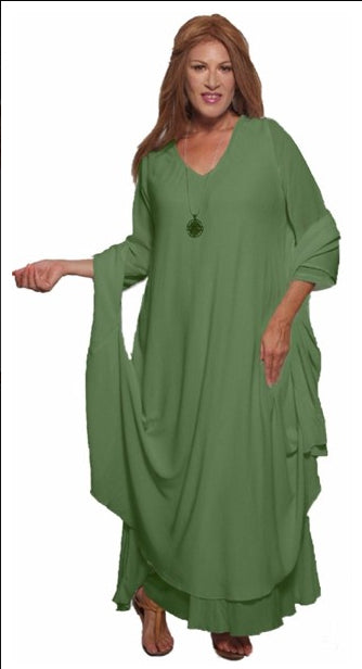 Marokkaanse magische jurk Large tot XXXL met mouwen
