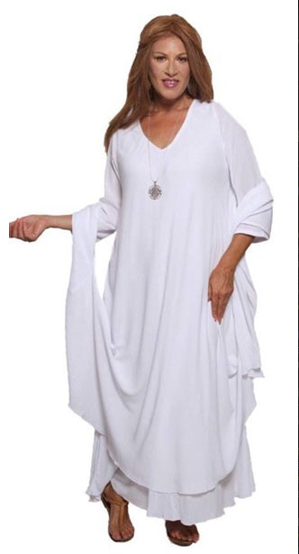 Marokkaanse magische jurk Large tot XXXL met mouwen