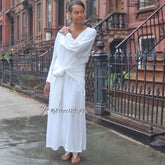 Moroccan Magic Dress White Perfect for Memorial Day 2024