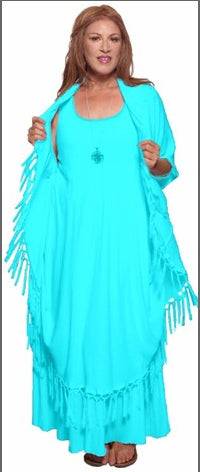 Moroccan Magic Dress with Fringes