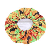 Extra large Satin Lined Bonnet in Ankara print for 4C natural hair and Locs