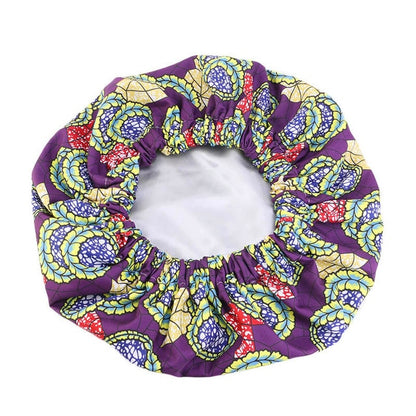 Extra large Bonnet in Ankara print for 4C natural hair and Locs