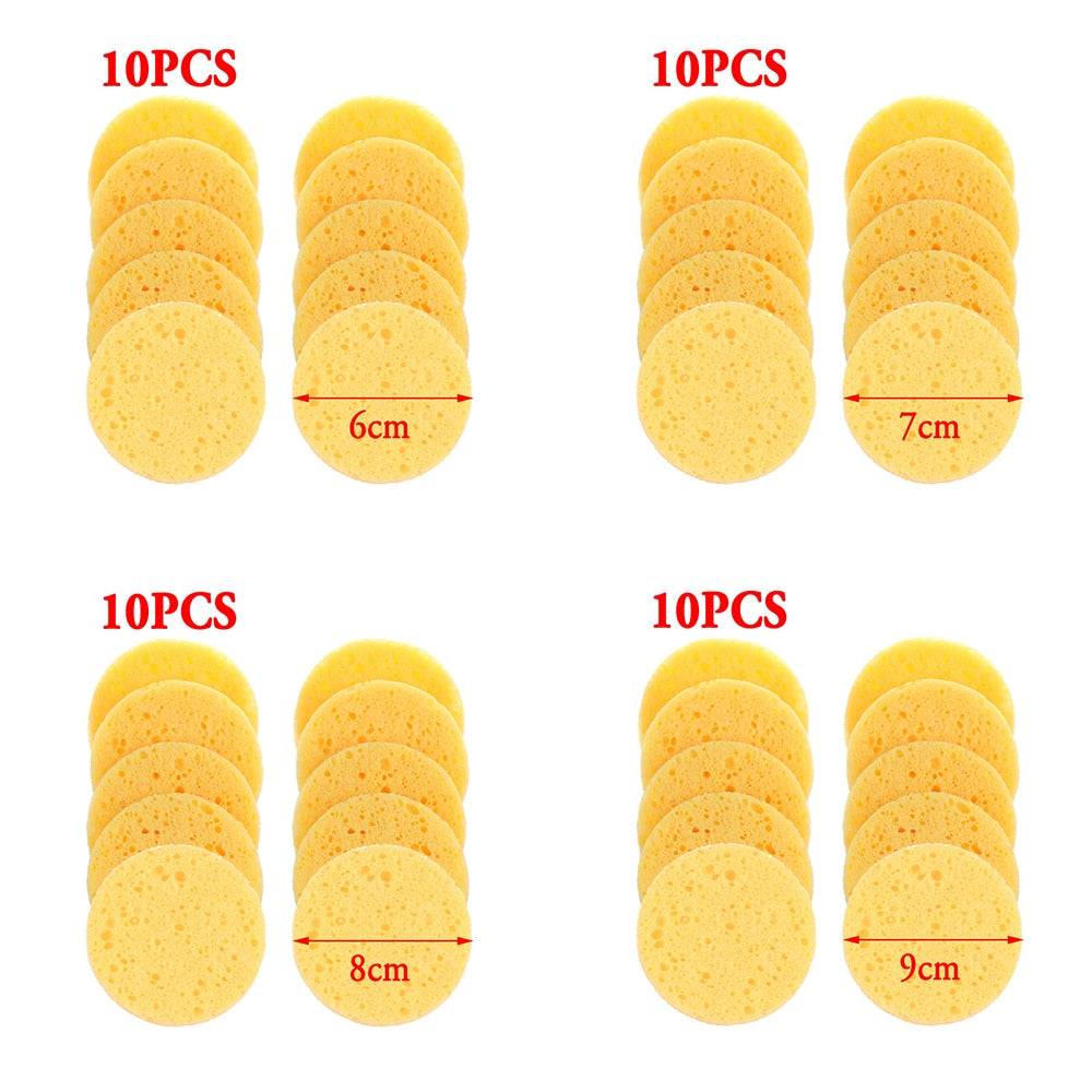 Éponge en cellulose super douce pour enlever le maquillage et nettoyer le visage en profondeur