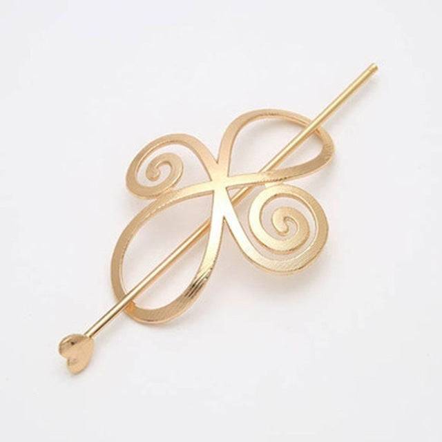 Hair Pin Barrette pour toutes les textures de cheveux : Locs, Curls et Natural Hair