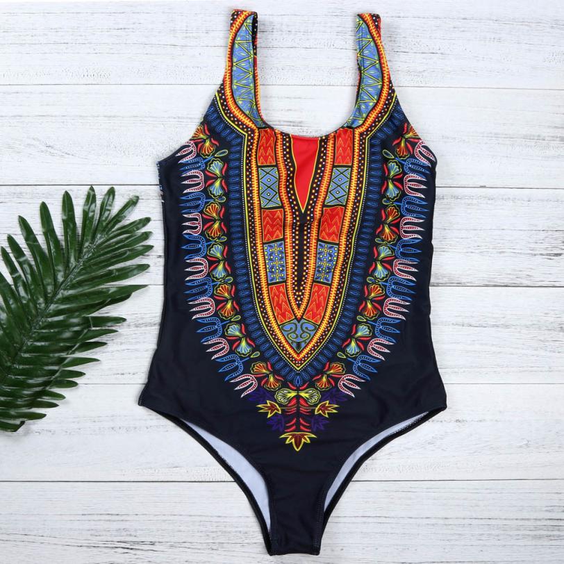 Dashiki 2024 print swimsuit