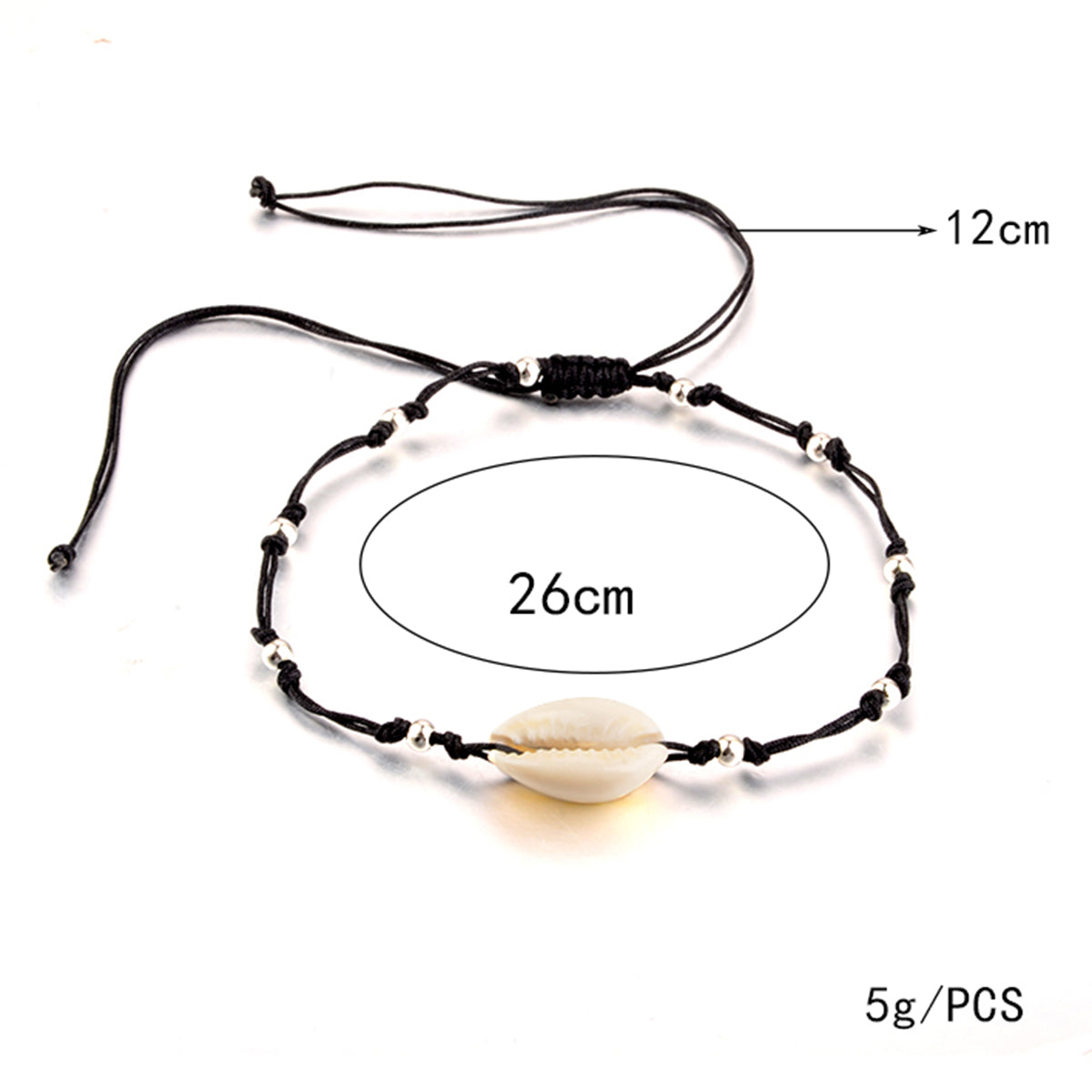 Cowrie Shell Necklace &amp; Hair Tie for Afro-puffs, Braids and Locs Perfect for Memorial Day 2024