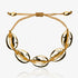 Golden Cowrie Shell Loc tie