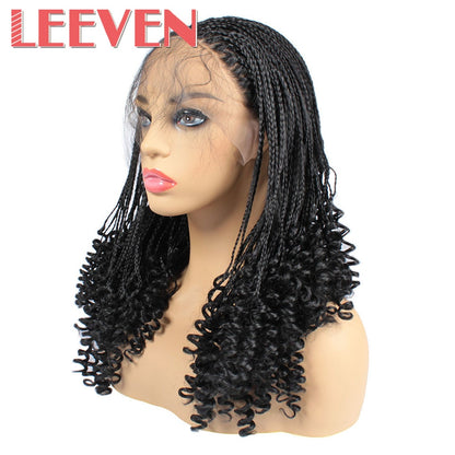 Pretty Curled Braids Lace Front Wig