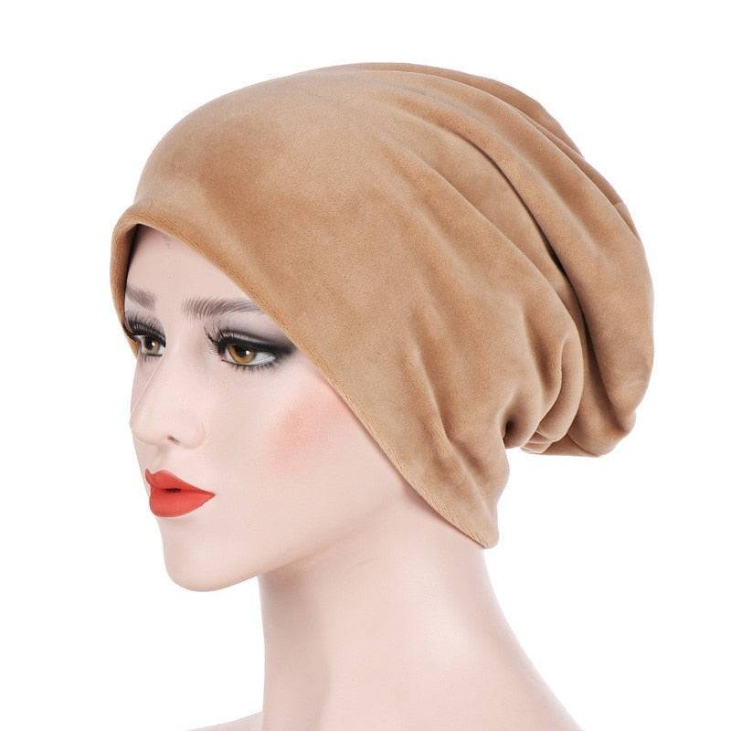 Coolest Super Sexy Velvet turban Hijab Slouch