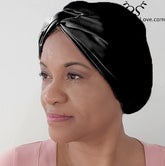 Silk Bonnet Amara De Luxe 100% Mulberry Silk to protect Locs and Natural Hair Perfect for Memorial Day 2024