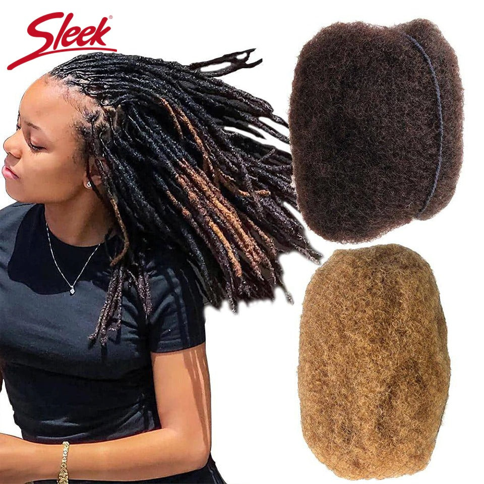 Human Hair Brazilian Remy Afro kinky Bulk voor vlechten en locreparatie