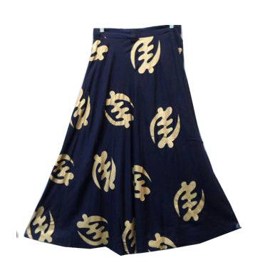 Wrap Skirt Dress with Adinkra symbol 