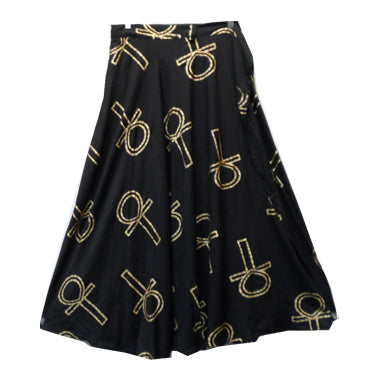 Wrap Skirt Dress with Adinkra symbol 